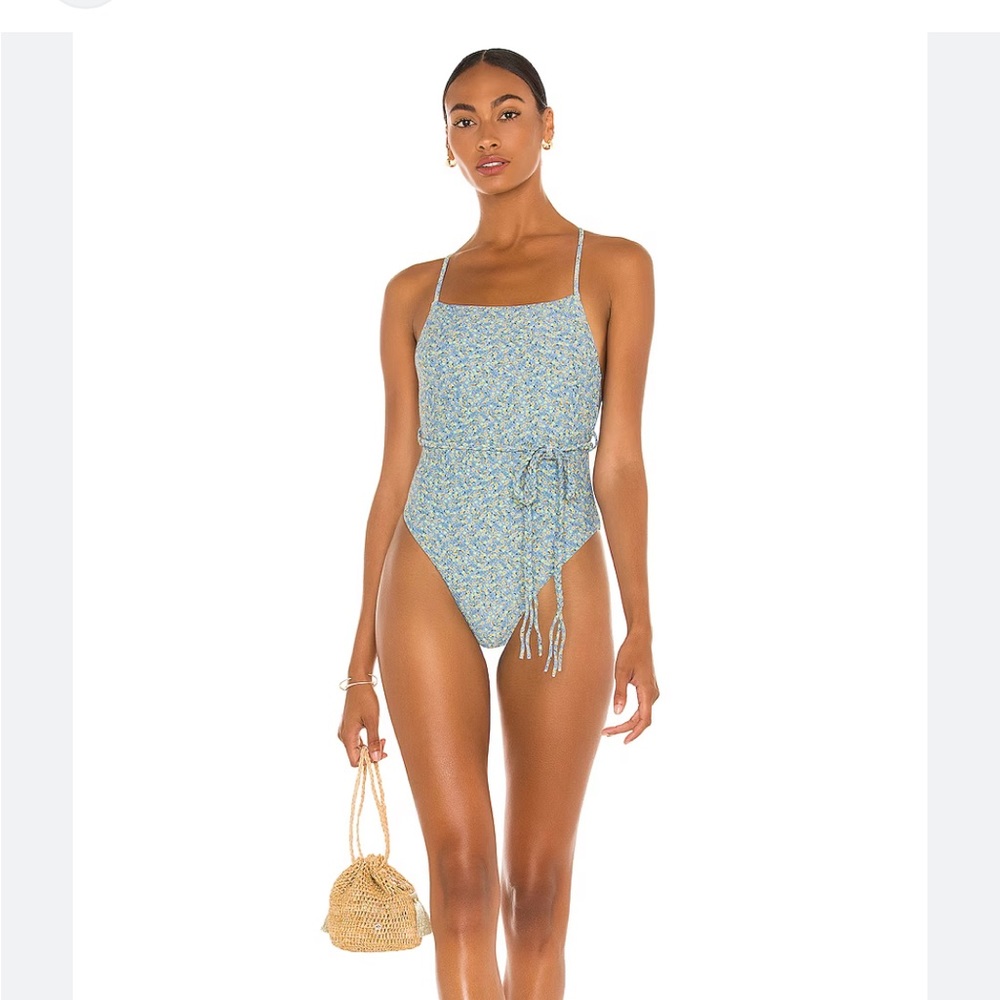 Something Navy one piece swimsuit